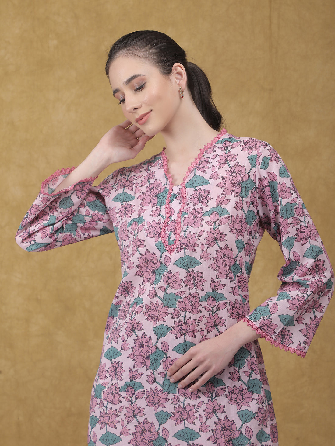 Pushpika Kurta Set with Farshi Salwar