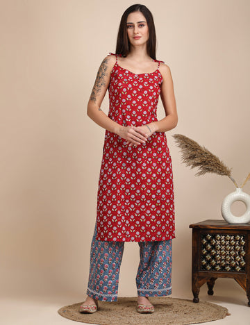 Rosy tie co-ord set