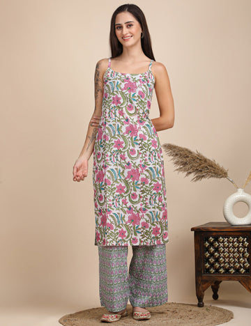 Ivory Garden noodle strap co-ord set