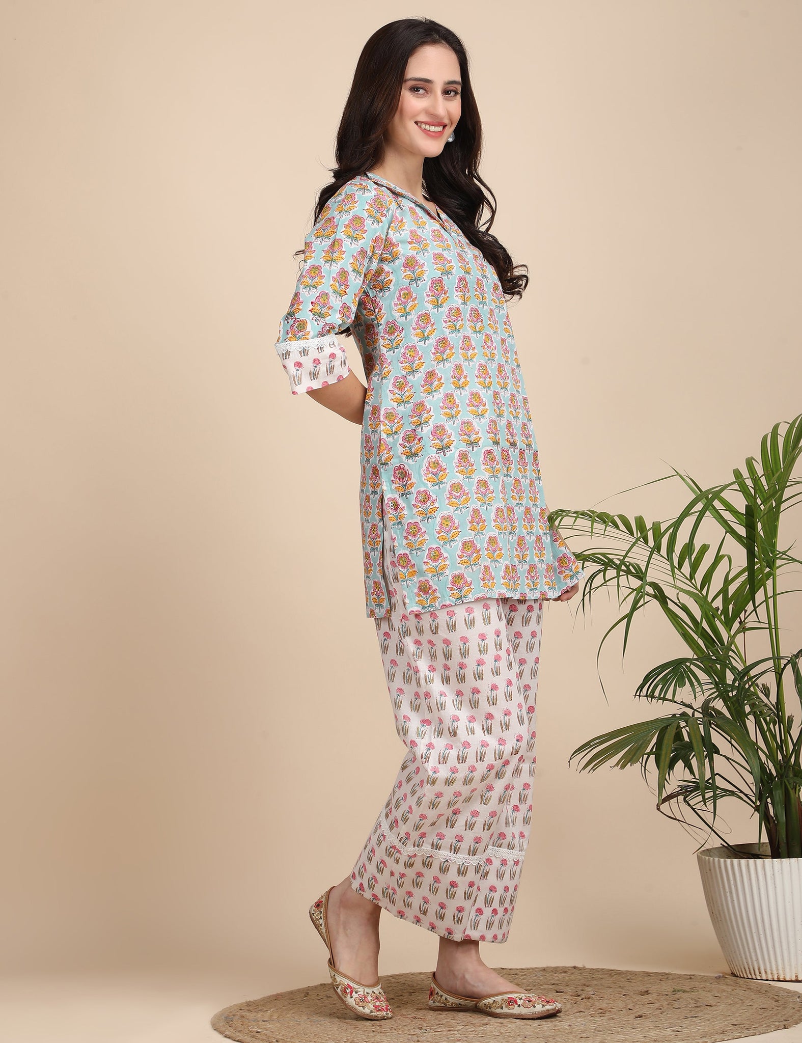 Blue boom tale co-ord set