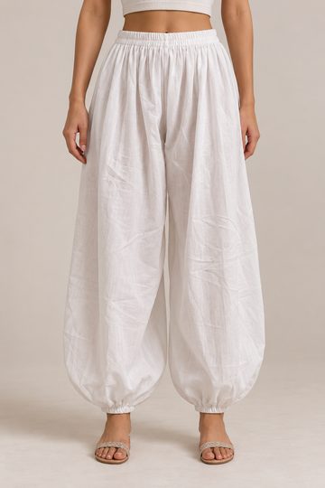 100% pure cotton balloon pants