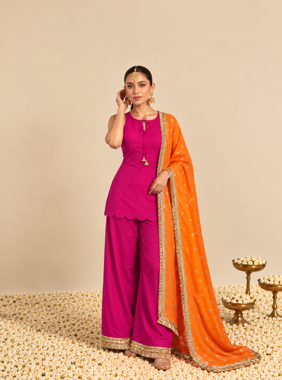 Jahaan Gulabi Farshi Set